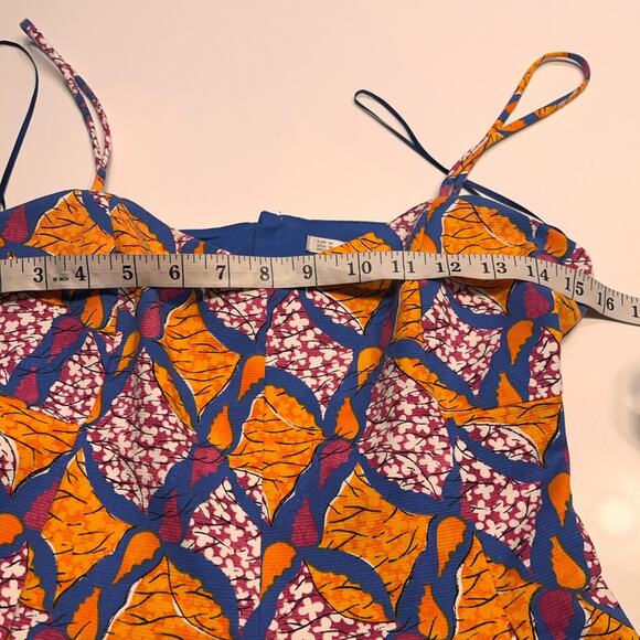 Zara Womens Tribal Print Open Back Mini Dress Medium - Picture 7 of 11